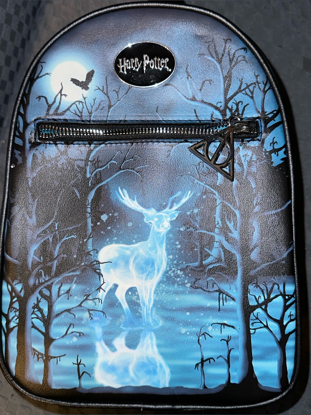 Warner Bros. Blue Glowing Patronus Stag Mini Backpack